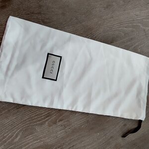 Gucci dust cover drawstring bag